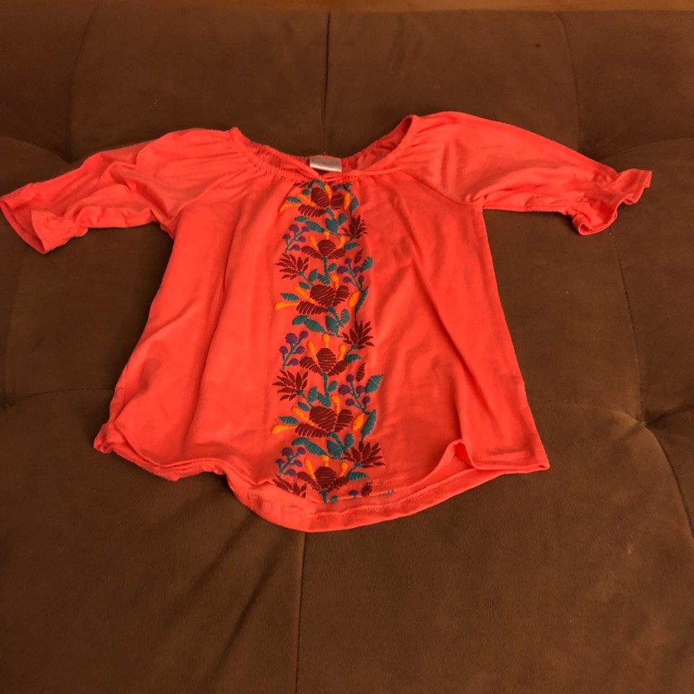 Girls peasant top